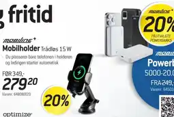 Thansen Mobilholder Trådløs 15 W tilbud