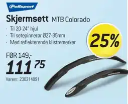 Thansen Polisport Skjermsett MTB Colorado tilbud