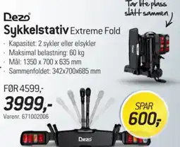 Thansen Dezo Sykkelstativ Extreme Fold tilbud