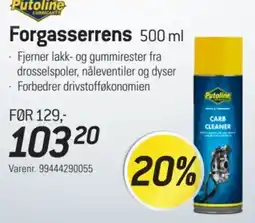 Thansen Putoline forgassserrens tilbud