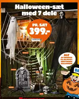 BR Leker Halloween-sæt med 7 dele tilbud