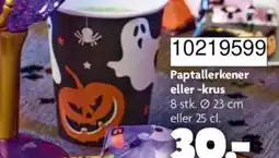 BR Leker Paptallerkener eller -krus tilbud