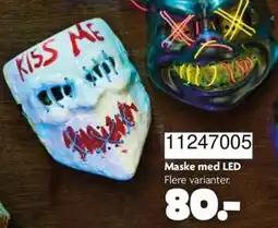 BR Leker Maske med LED tilbud