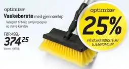 Thansen Optimize vaskebørste med gjennomløp tilbud