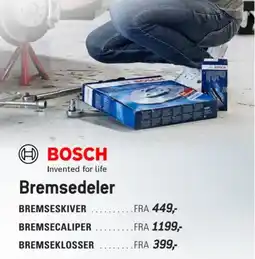 Thansen Bosch Bremsedeler tilbud