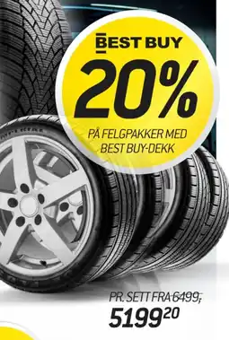 Thansen Best Buy Felgpacker tilbud