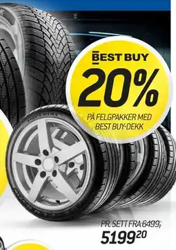 Thansen Felgpakker med Best Buy-dekk tilbud