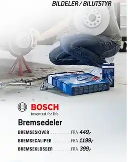 Thansen Bosch Bremsedeler tilbud