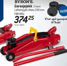 Thansen BYRON'S Garasjejekk 2 tonn tilbud