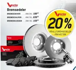 Thansen Vector Bremsedeler tilbud