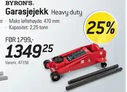 Thansen BYRON'S Garasjejekk Heavy duty tilbud