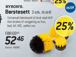 Thansen BYRON'S Børstesett tilbud
