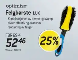 Thansen optimize Felgbørste LUX tilbud