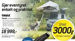 Thansen Thule Taktelt Foothill 2 Ashland Grey tilbud