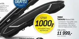 Thansen Thule Takboks Motion3 XXL tilbud