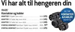 Thansen Kontakter og kabler tilbud