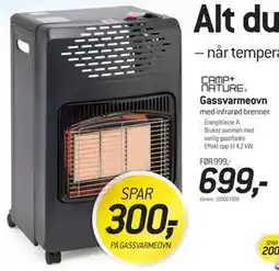 Thansen Gassvarmeovn med infrarød brenner tilbud