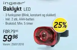 Thansen ingear Baklykt LED tilbud