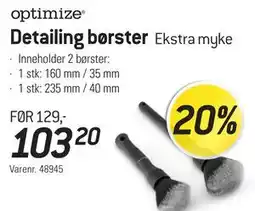 Thansen optimize Detailing børster tilbud