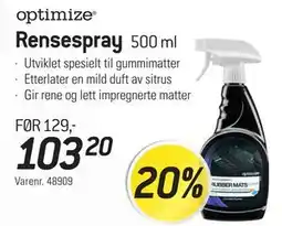 Thansen optimize Rensespray tilbud
