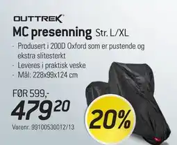 Thansen MC presenning Str. L/XL tilbud