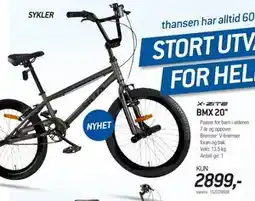 Thansen X-ZITE BMX 20 tilbud