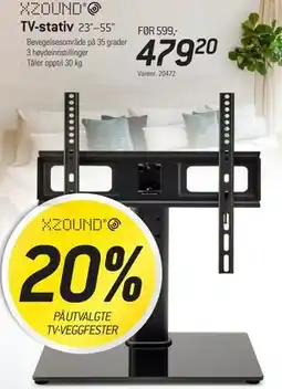 Thansen TV-stativ 23–55 tilbud