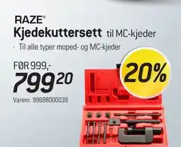 Thansen Kjedekuttersett til MC-kjeder tilbud