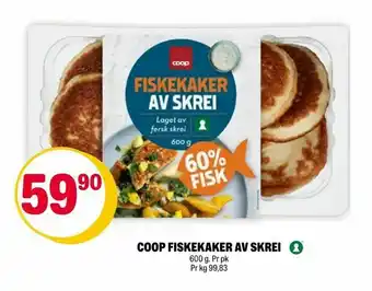 Coop Extra Coop fiskekaker av skrei tilbud