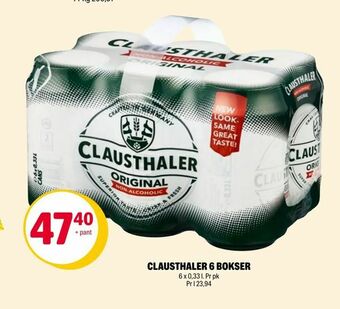 Coop Extra Clausthaler 6 bokser tilbud