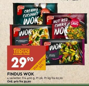 Coop Mega Findus wok tilbud