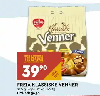 Coop Mega Freia klassiske venner tilbud