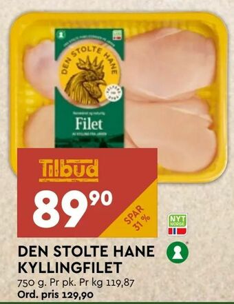 Coop Mega Den stolte hane kyllingfilet tilbud