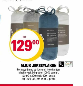 Coop Extra Mjuk jerseylaken tilbud