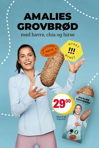 Coop Extra Amalies grovbrød tilbud