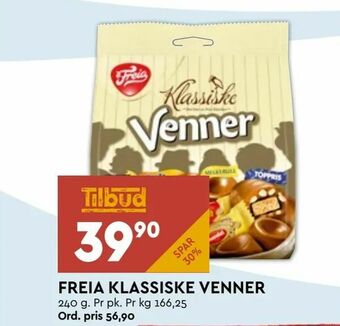 Coop Mega Freia klassiske venner tilbud