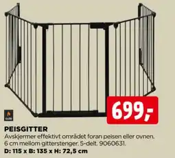 jem & fix Glöd Peisgitter tilbud