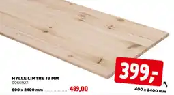jem & fix Hylle limtre 18 mm tilbud