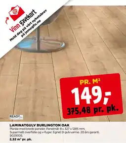 jem & fix Readyfix Laminatgulv Burlington Oak tilbud