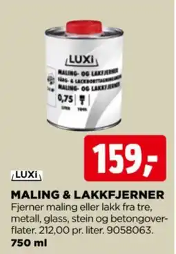 jem & fix Luxi maling & lakkfjerner tilbud