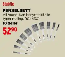 jem & fix Stabile Penselsett tilbud