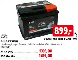 jem & fix Autozone bilbatteri tilbud