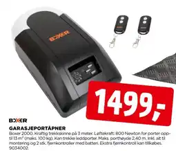 jem & fix Boxer garasjeportåpner tilbud