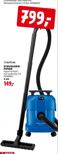 jem & fix Nilfisk støvsugerposer tilbud