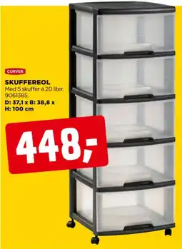 jem & fix Curver skuffereol tilbud