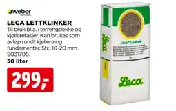 jem & fix Weber Leca Lettklinker tilbud