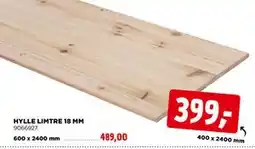 jem & fix HYLLE LIMTRE 18 MM tilbud