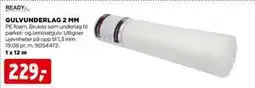 jem & fix GULVUNDERLAG 2 MM tilbud