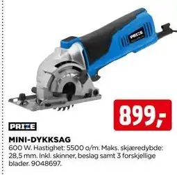 jem & fix PRIZE MINI-DYKKSAG tilbud