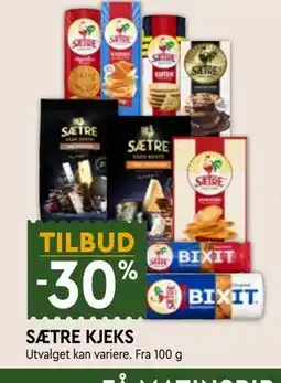 Coop Mega SÆTRE KJEKS tilbud